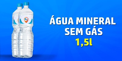 Água mineral s/ gás de 1,5 